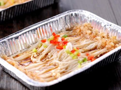 高坪锡纸烤金针菇